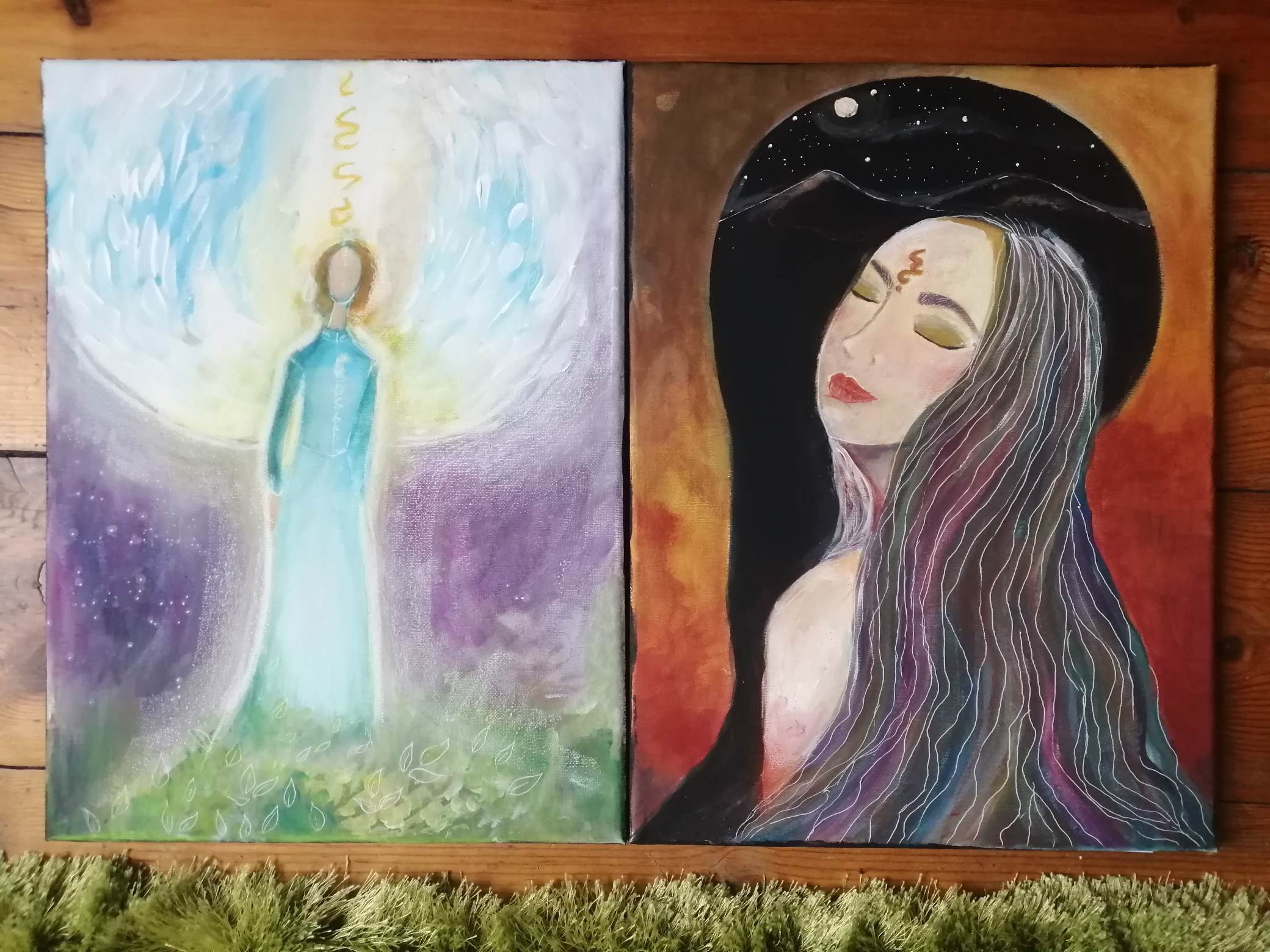 Peinture d'âme — Ange et serrure